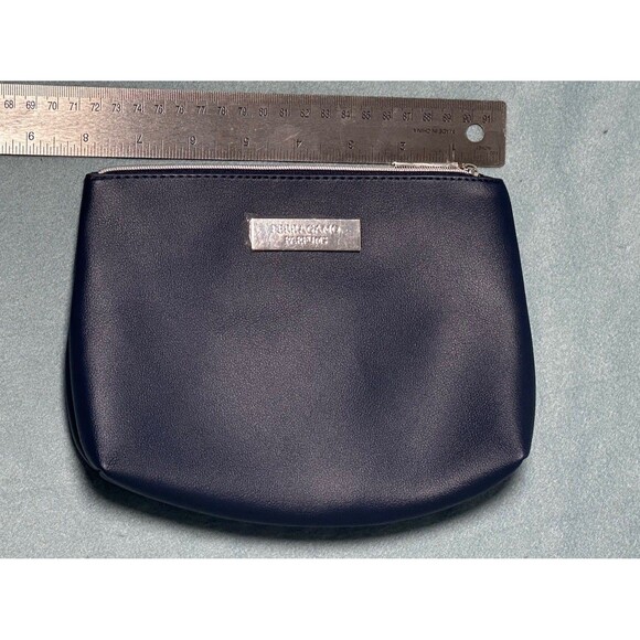 Ferragamo Perfums Air India Navy Business Class Travel Cosmetic Bag - Picture 2 of 5